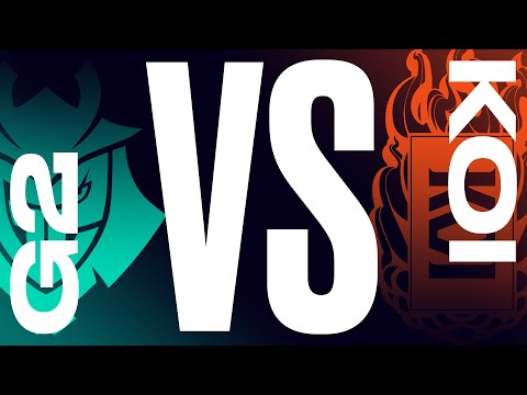 G2 vs. KOI - Playoffs: Upper Semifinal | LEC Winter Split | G2 Esports vs. KOI | Game 1 (2023)