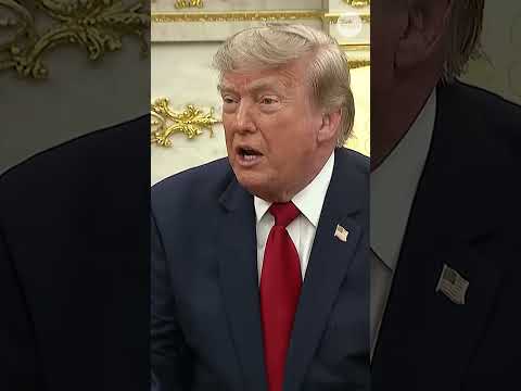 President Trump says he doesn't like the idea of fees at Strait of Hormuz