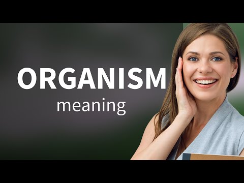 Organism — what is ORGANISM definition