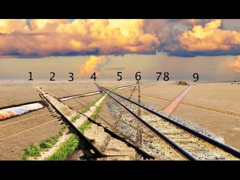 How to draw a 9 (nine) vanishing point perspective.