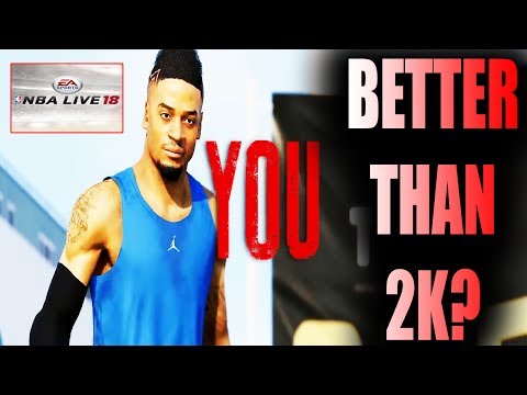 IS NBA LIVE 18 THE ONE CAREER MODE BETTER THAN NBA 2K18 MY CAREER ?
