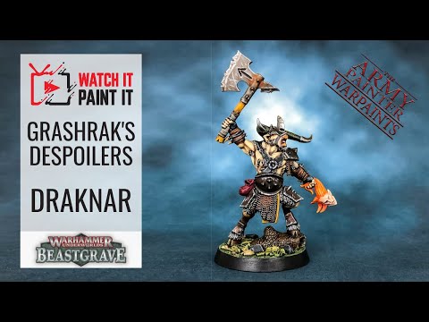 Warhammer Underworlds : Beastgrave - Painting Draknar (Beastman) with Army Painter Warpaints