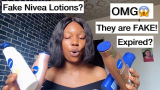 Fake Nivea Lotions will Damage Your Skin/ This is How To Find Out Before Buying