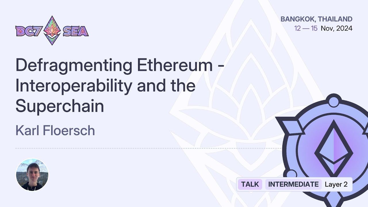 Defragmenting Ethereum - Interoperability and the Superchain preview