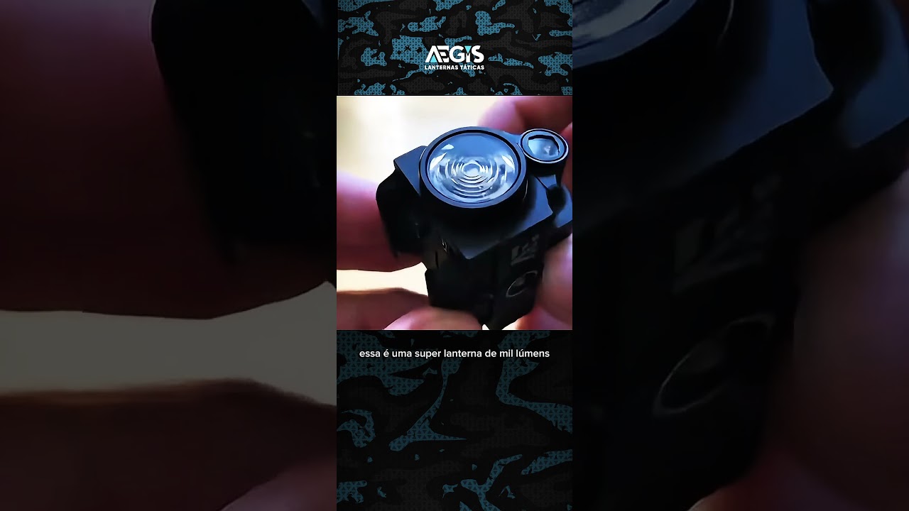 Lanterna Dedicada AEGIS LP-10L com laser verde e 1000 lúmens