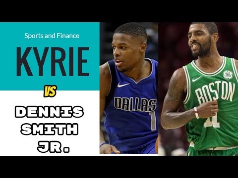Masked Kyrie Irving vs Dennis Smith Jr | Get's Heated!!! | Celtics vs Mavericks 12/6/17