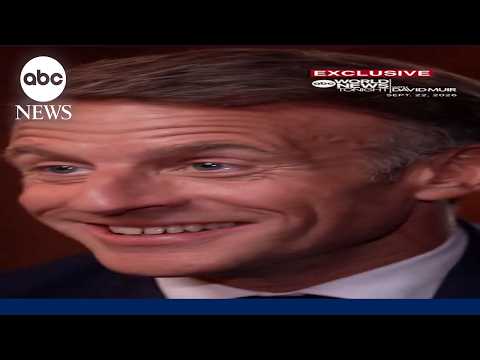 Pres. Macron to David Muir on Trump arch: 'These monuments are bigger than ourselves'