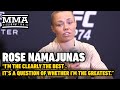 Rose Namajunas ‘Clearly The Best’ Strawweight, Now She Wants To Be The GOAT | UFC 274 | MMA Fighting
