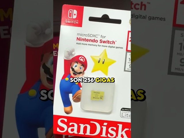 Vídeo relacionado con SANDISK Tarjeta microSD con licencia oficial para Nintendo Switch, Super Mario Superstar 256GB (Velocidad de Lectura hasta 100 MB/s, UHS-I, V30,C10, U3D)