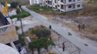 Syrian Resistance Fighters Getting Vaporized