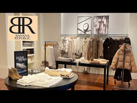 Coleção Banana Republic Inverno 2023 Na Loja / Venda