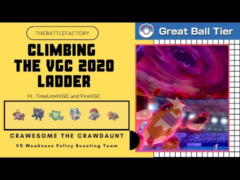 Crawesome the Crawdaunt! [Pokémon VGC Ladder Climbing! Episode #011]