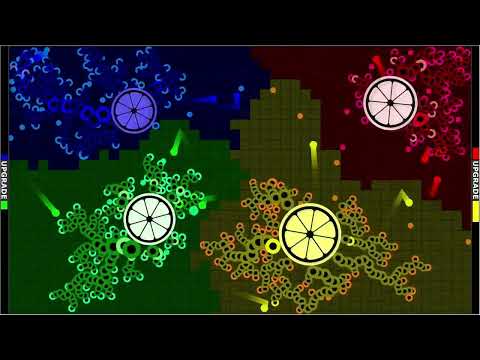 Marble Race Elimination- Bush Battle x Territory Wars   in Algodoo