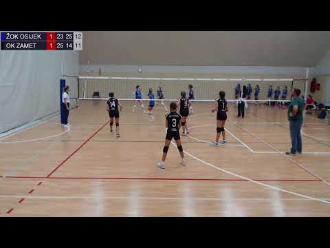 31.10.2021., PH MALA ODBOJKA, ZA 15. MJESTO, ŽOK OSIJEK - OK ZAMET