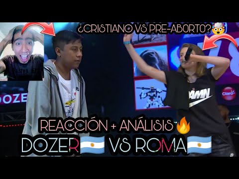 ¿CRISTIANO VS PRE-AB0RT0? - DOZER🇦🇷 VS ROMA🇦🇷 CUARTOS (REACCIÓN+ANÁLISIS) | RED BULL ARGENTINA 2019!