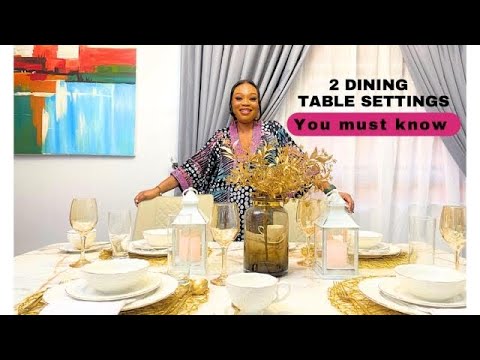 LEARN HOW TO SET A BEAUTIFUL TABLE FOR DINNER | BASIC AND CASUAL TABLE SETTING