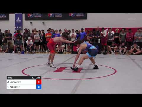 65 Kg Rr Rnd 2 - Jesse Mendez, Titan Mercury Wrestling Club (TMWC) Vs Tyler Kasak, M2 Training Cen