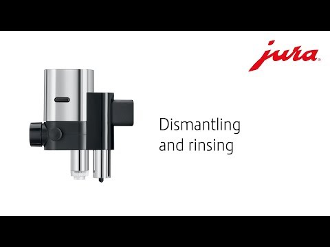 JURA Fine foam frother G2 - Dismantling and rinsing
