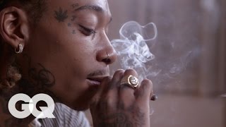 Wiz Khalifia Gets High &amp; Talks About KK