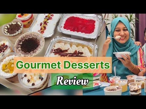 Let's review GOURMET DESSERTS  / Naveena's Tiny Tips / Food Review / Srilankan youtuber