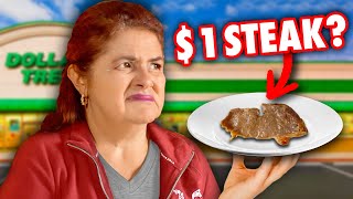 Trying the WORST Dollar Tree food | Mexican Moms Try