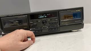 Video thumbnail for Technics RS-TR373, three head HX Pro cassette deck by Say Hello Hello