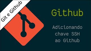Git e Github - Adicionando chave SSH