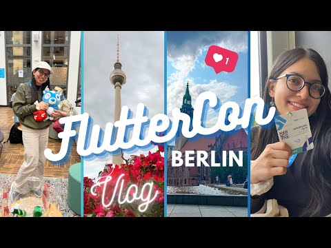 Speaking at my 3rd International Tech Conference | FlutterCon Berlin 2023 Vlog