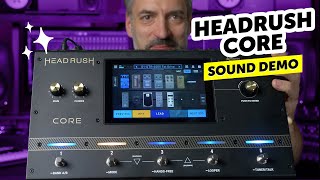 Video thumbnail for Headrush Core - Sound Demo by Guitar Bonedo