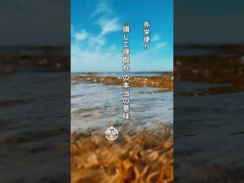 【ことのは便り】損して得取れ｜それは&ldquo;目先じゃない幸せ&rdquo;を知っている人の生き方 #癒し #気づき #弥栄便り