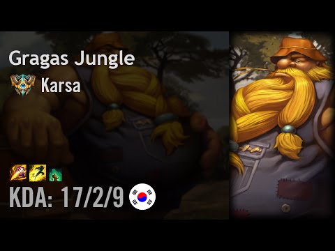 Gragas Jungle vs Rek'Sai - Karsa - KR Challenger Patch 6.16