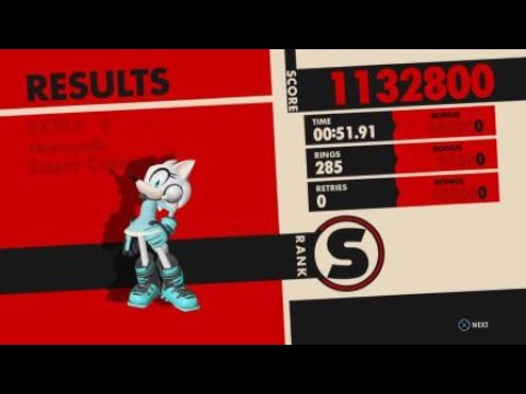 Sonic Forces - Extra 3 Laser Cannon 2 RA - 285 Rings