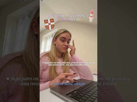 přišly výsledky z Cambridge 💭ig denisa.radova #protebe #dendarada #cambridgeexams #c2english