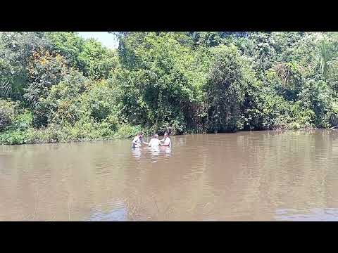 Batismo adventista na posse de Edéia goias