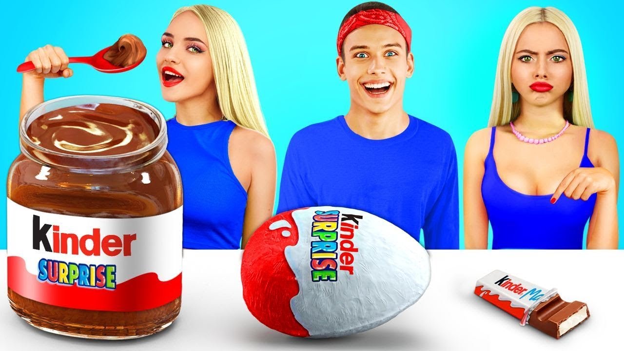 【大皿、中皿、小皿の挑戦】 巨大＆小さな食べ物のあるある事情 by RATATA CHALLENGE