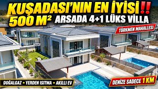 BU VİLLA ALINIR‼️KUŞADASININ KALBİNDE DENİZE YAKIN 4+1 ULTRA LÜKS VİLL