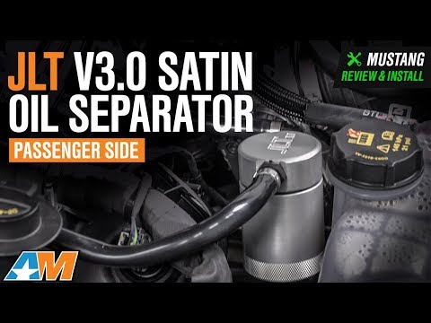 2018 Mustang GT JLT V3.0 Satin Oil Separator - Passenger Side Review & Install