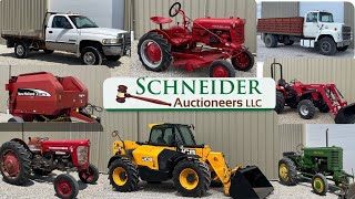 Auction Preview with Schneider Auctioneers- Online Equipment Auction Ends August 19, 2023