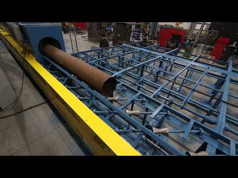SR24-2 Pipe Cleaning Skew Roll machine