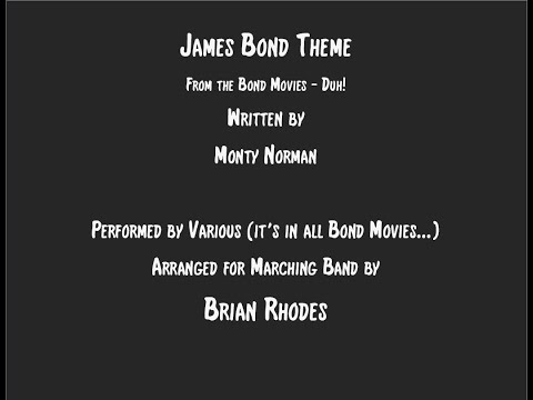 James Bond Theme for Marching Band