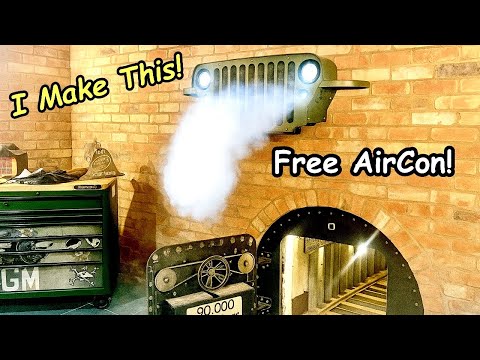 I Build Free AC in my Basement Bunker Part 2