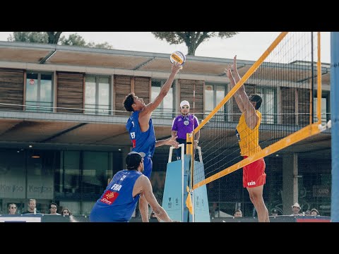 🏐Aye Q./Aye Q. (FRA) - HA Likejiang/Li Zhuoxin (CHN) | 2022 VW Beach Pro Tour Futures | Montpellier🏐
