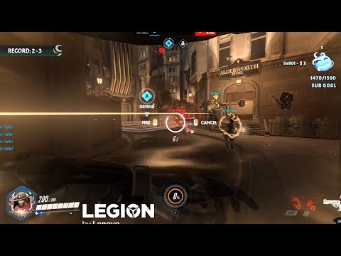 OVERWATCH MCCREE GOD GALE SHOWING HIS AIM SKILLS!