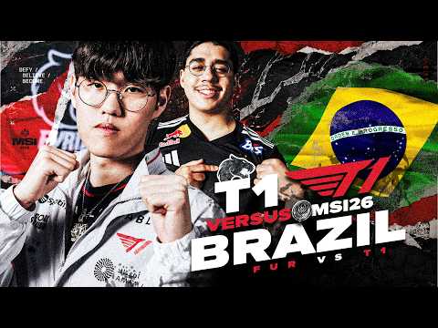 T1 TAKE ON BRAZIL - T1 VS FURIA - MSI 2026