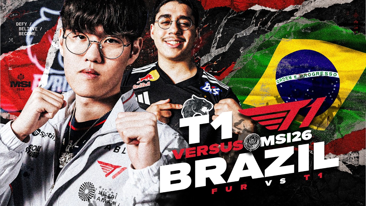 T1 TAKE ON BRAZIL - T1 VS FURIA - MSI 2026