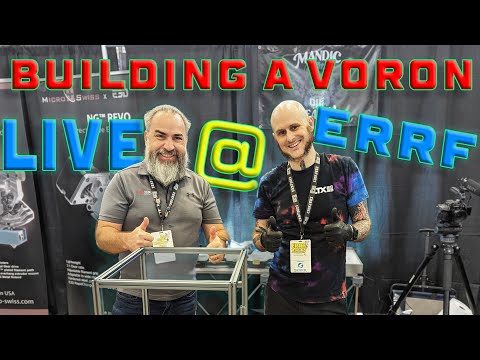 Building a Voron Trident LIVE at ERRF 2023! #3dprinter