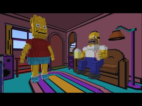 minecraft pocket edition the Simpsons hide and seek map