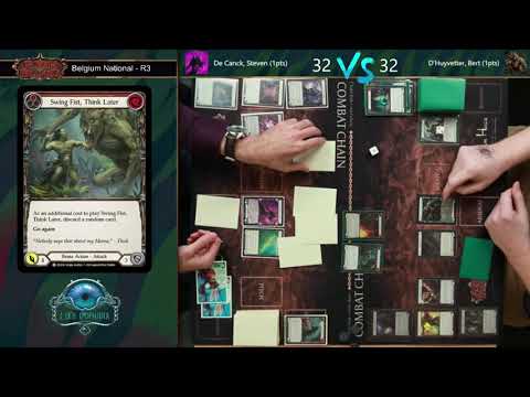 Flesh and Blood Belgian Nationals - Round 3 - Steven (Viserai) vs Bert (Rhinar)