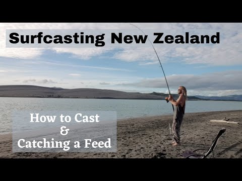 Surfcasting NZ Catching Dinner How To Cast