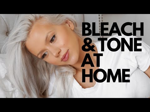HOW TO GET PLATINUM BLONDE HAIR AT HOME